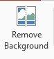 Remove background button