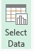 Select Data icon on the ribbon